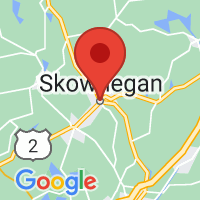 Map of Skowhegan, ME